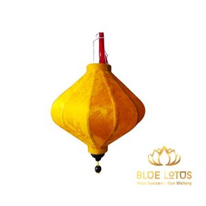 Farol de Seda Hecho a Mano, Ecológico y Duradero, con Diseño de Flor de Loto Azul, Plegable, Decoración Colgante para Eventos, Calidad Comercial, GRAN VENTA - Product Image 1