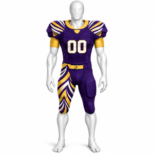 Nouvel ensemble de maillot et pantalon de football américain personnalisé pour équipe, matériau de qualité supérieure, fournisseur OEM d'uniformes de football américain - Product Image 6