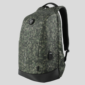Mochila antirrobo para portátil Arctic Fox Slope Trisiac con puerto USB, bolsa de viaje Oxford marrón - Product Image 2