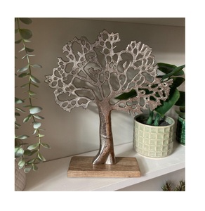 Contemporary Aluminum <b>Table</b> Top Centerpiece Decorative Design For Dining Room <b>Kitchen</b> Counter And <b>Table</b> Accent - Product Image 2