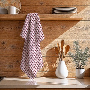 Leading Supplier of Superior Quality Checkered Design Christmas <b>Kitchen</b> <b>Towel</b> at Factory Price. - Product Image 1