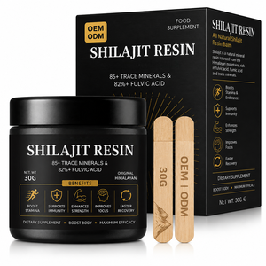 Résine de Shilajit Pur de l'Himalaya OEM ODM, issue de 19 000 pieds de hauteur, qualité Or, 30g, riche en acide fulvique et plus de 85 minéraux - Product Image 3
