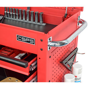 Carro de Utilidades ODM/OEM de 84 cm con 4 Cajones, Acero con Recubrimiento en Polvo, Capacidad de 320 kg, Caja de Herramientas Rodante con Cerradura con Llave - Product Image 6