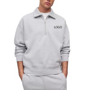 Sweat-shirt pour homme avec col rabattu pour un style décontracté raffiné / Manches longues, design de haute qualité pour les commandes en gros - Product Image 1