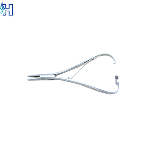 Porte-aiguille Mathieu en acier inoxydable avec mors en carbure de tungstène pour procédures médicales et vétérinaires - Product Image 6