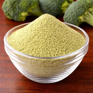 Polvo de Brócoli Liofilizado Premium, Mezcla de Vegetales Enteros, Vegetal Verde Deshidratado, Ingrediente de Grado Alimenticio para Cocinar, Sopa - Product Image 1