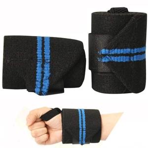 Attelles de poignet de qualité professionnelle, robustes, épaisses, en coton durable, pour la musculation - Product Image 1