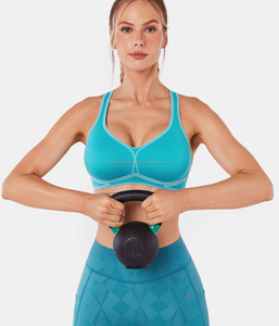 2023 femmes de haute qualité U cou Yoga sport soutien-gorge bretelles convertibles soutien moyen respirant écologique nouveau Design de mode - Product Image 3