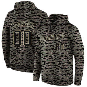 Sudadera con Capucha Personalizada con Estampado de Camuflaje, Unisex, de Forro Polar, Tejido de Poliéster Transpirable, con Bolsillo, Corte Regular, Nombre del Equipo - Product Image 1