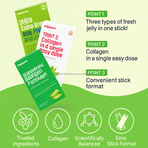 Chew de colágeno coreano con elastina y péptidos marinos para Skin Glow 60 Jelly Sticks - Product Image 5