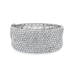 Bracelet tennis plaqué or pour homme, micro-incrustation de diamants taille brillant, style classique, en alliage, certifié IGI, pour anniversaire - Product Image 1