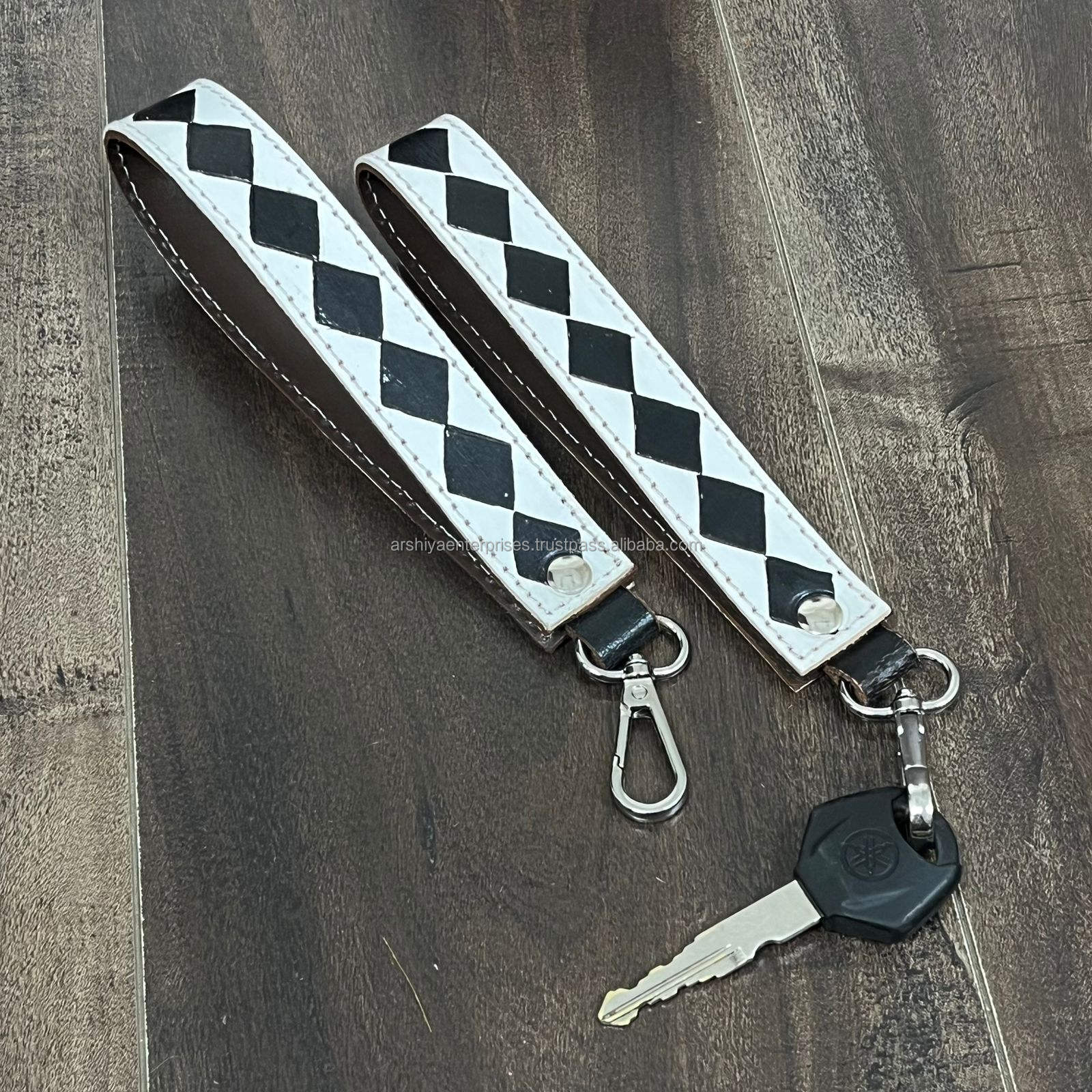 White & Black Checkered