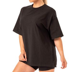 Camiseta de Verano para Mujer, Personalizada, de Manga Corta, Algodón, Color Sólido, Cuello Redondo, Secado Rápido, Corte Ajustado, Logotipo Personalizado, Alta Calidad - Product Image 1