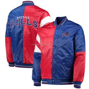 Chaqueta bomber personalizada para hombre, chaqueta de béisbol de satén en blanco al por mayor para hombre - Product Image 3