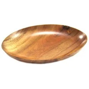 Trendy Round Wooden Serving <b>Plate</b> Handmade Solid Color Minimalist Design Dishes & <b>Plates</b> Customized On Sale - Product Image 5