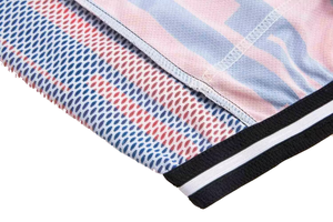 Men’s Cycling Jersey Short Sleeve Lightweight Breathable Quick Dry <b>Road</b> Bike Shirt Sublimated with 3+1 Zipper Pockets - Product Image 4
