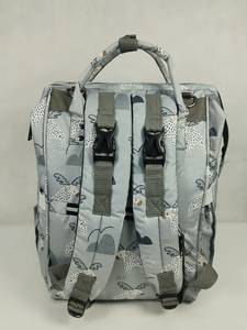 Large Capacity Printed Travel <b>Backpack</b> for Women, <b>Multi</b>-<b>Compartment</b> Casual Daypack with Front Pocket, Top Handle and Adjustable - Product Image 3