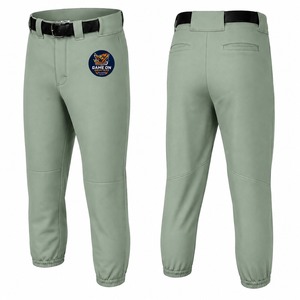 Customized Design Adults Baseball Pants Moisture Wicking Quick Dry Breathable 100% Polyester Material <b>Athletic</b> Fit - Product Image 1