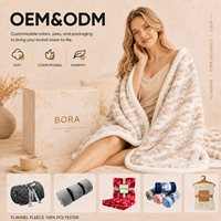 Couverture en polaire Sherpa de luxe ultra douce, réversible, en microfibre, pour lit, canapé, maison, vente en gros