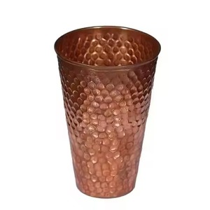 Taza Exclusiva de Vidrio y Cobre con Textura Decorativa para una Experiencia Premium en la Cocina y el Comedor - Product Image 6