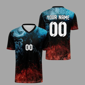 Maillot de football respirant et confortable de qualité supérieure, idéal pour l'entraînement et les matchs, en polyester, personnalisable – Vente chaude - Product Image 3