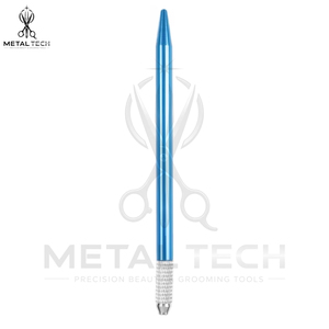 Kit de porte-aiguilles métalliques bleu clair pour ventilation, 4 tailles, aiguilles micro-crochets en acier 1-1 à 3-4, outil pour la fabrication de toupets et de perruques - Product Image 2