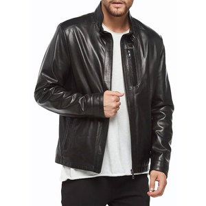Winter Fashion <b>jacket</b> for men Solid Color Zipper Lapel Design Plus Size Classic College Style <b>trucker</b> Leather <b>jacket</b> for mens - Product Image 4