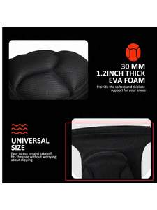 Rodilleras de Neopreno Transpirables, de Fácil Colocación, Protección Profesional para Levantamiento de Pesas, Lavables a Máquina, Universales, Unisex - Product Image 2