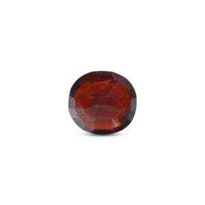Luxury <b>7</b> Carat Natural Hessonite Gomed Oval Faceted Loose Gemstone for Fine Jewelry - Product Image 2