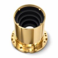 Pièces mécaniques CNC de haute précision en laiton, programmation CAD CAM pour équipements de télécommunications, échantillon disponible
