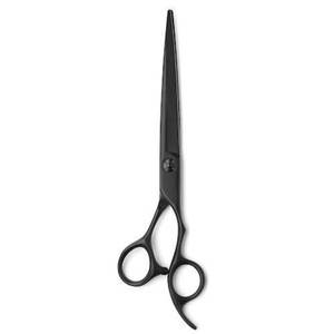 Ensemble de ciseaux de barbier et de texturisateurs noir mat, en acier inoxydable, pour salon professionnel, ciseaux de coupe de cheveux, fourniture OEM - Product Image 2