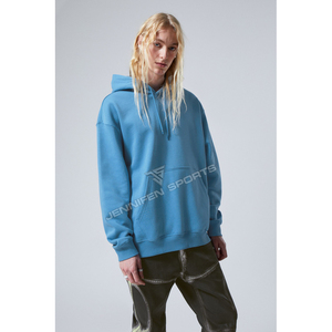 Nouveau design – Sweat à capuche promotionnel pour homme, motif uni, hiver, écologique, anti-plis, 100 % coton molletonné, teint uni - Product Image 3