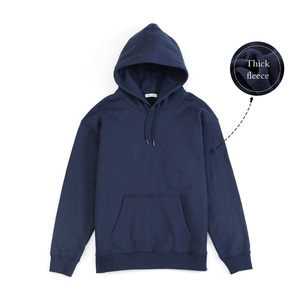 เสื้อฮู้ดดี้ผู้ชายแบบปรับแต่งได้ ผลิตจากผ้าโพลีเอสเตอร์/คอตตอนผสม ระบายอากาศได้ดี พิมพ์ลายด้านหน้า ผ้าถักหนา สำหรับฤดูหนาว ป้องกันการหดตัว สีดำ ไซส์ XS ถึง 6XL ไซส์พลัส - Product Image 1