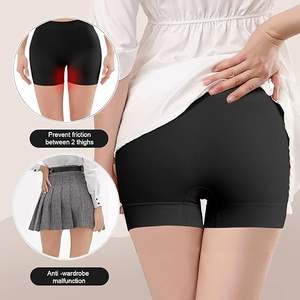Shorts de compression personnalisés pour femmes, pour le sport et le yoga, en tissu Spandex, longueur intégrale, design anti-transparence, taille élastique - Product Image 2