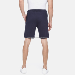 Nardon Apparel Short sportif décontracté bleu foncé délavé Taille moyenne tricoté coupe ample jean droit toile écologique séchage rapide - Product Image 2