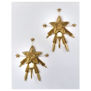 Adorno Colgante Decorativo de Copo de Nieve de Hierro Hecho a Mano para Árbol de Navidad y Celebraciones Festivas - Product Image 6