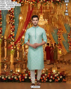 Veer Heritage yellow <b>Kurta</b> - Product Image 2
