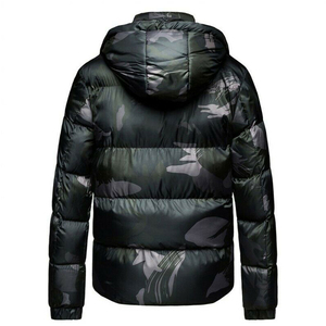 Chaqueta Acolchada ARTIZ INTERNATIONAL para Hombre, Estilo Urbano, Invierno, Aislante, Resistente al Viento, Ecológica, con Cierre de Cremallera, Diseño a Cuadros/Color Sólido - Product Image 3