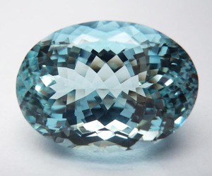 100% naturel Aqua véritable pierre en vrac ovale coupe à facettes bleu fait à la main aigue-marine pierre précieuse pour la fixation de bijoux utilisation à des taux de vrac - Product Image 3