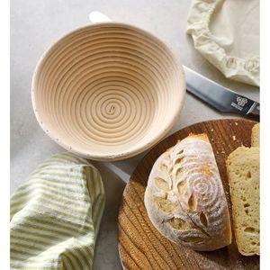 Tazón de Ratán Ecológico de 40x25cm, Apto para Lavavajillas y Horno, Juego Completo para Fermentar Pan, Accesorios de Cocina para Hornear - Product Image 1