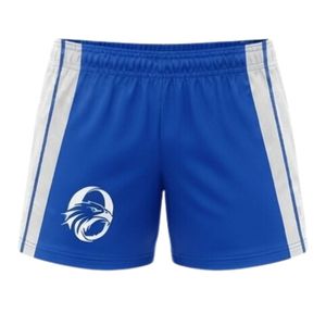 Men Royal Blue White Sublimated Netball Jersey Shorts Set Polyester Lightweight <b>Athletic</b> Team Uniform Performance Apparel - Product Image 4