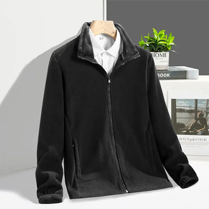 Dernier style – Veste polaire d'hiver à col montant avec logo frontal – Vente en gros – Qualité supérieure – Coupe-vent – Écologique - Product Image 2
