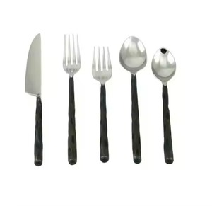 Ensemble de couverts en métal de qualité supérieure pour la table, cuillère, fourchette, paire de couverts de service, conçus pour des dîners sophistiqués - Product Image 2