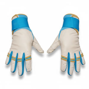 Gants de frappeur de baseball professionnels personnalisés, cuir de vachette de haute qualité, gants de softball, tailles adultes et jeunes, antidérapants - Product Image 3