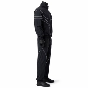 Conjunto de Chaqueta Cortavientos de Microfibra Personalizada para Hombre, Chaqueta Deportiva Ligera e Impermeable, Pantalones Deportivos, Exportador Directo al por Mayor - Product Image 3