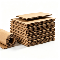 Boîte d'expédition universelle en carton ondulé F Flute imprimée personnalisée pour tous les matériaux recyclés et éponge