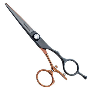 Tijeras de Peluquería de Primera Calidad para un Estilismo Preciso, Color Champán, con Sistema Giratorio, 5.5 Pulgadas, Acero Inoxidable - Product Image 1