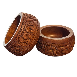 <b>Large</b> Classic Teak Wood <b>Bowls</b>-Eco-Friendly for Everyday Use and Party - Product Image 1