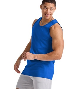 Débardeur de sport sans manches côtelé en maille respirant et à séchage rapide pour homme AMERICAN TRENCH CLOTHING - 100 % polyester - Product Image 2