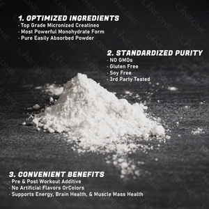 Hot-bán OEM /ODM Creatine 300 gram 100% Nguyên Chất thô Creatine Monohydrate bột trong số lượng lớn - Product Image 2